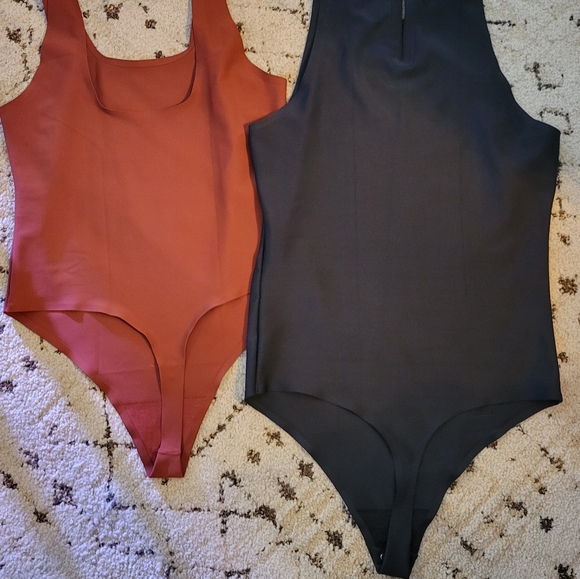 2 PIECE BUNDLE, NWOT, PARADE BODYSUITS, RUST, BLACK, XLARGE - Picture 11 of 11